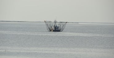 fishing boat at sea