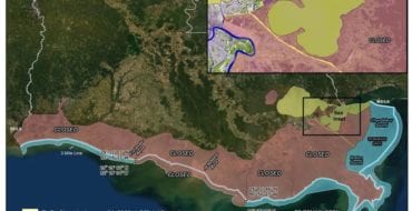 LA inshore shrimp closure map for January 24, 2020