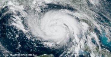 NOAA satellite image of Hurricane Ida, August 28, 2021