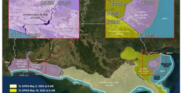 2022 shrimp opening zones map