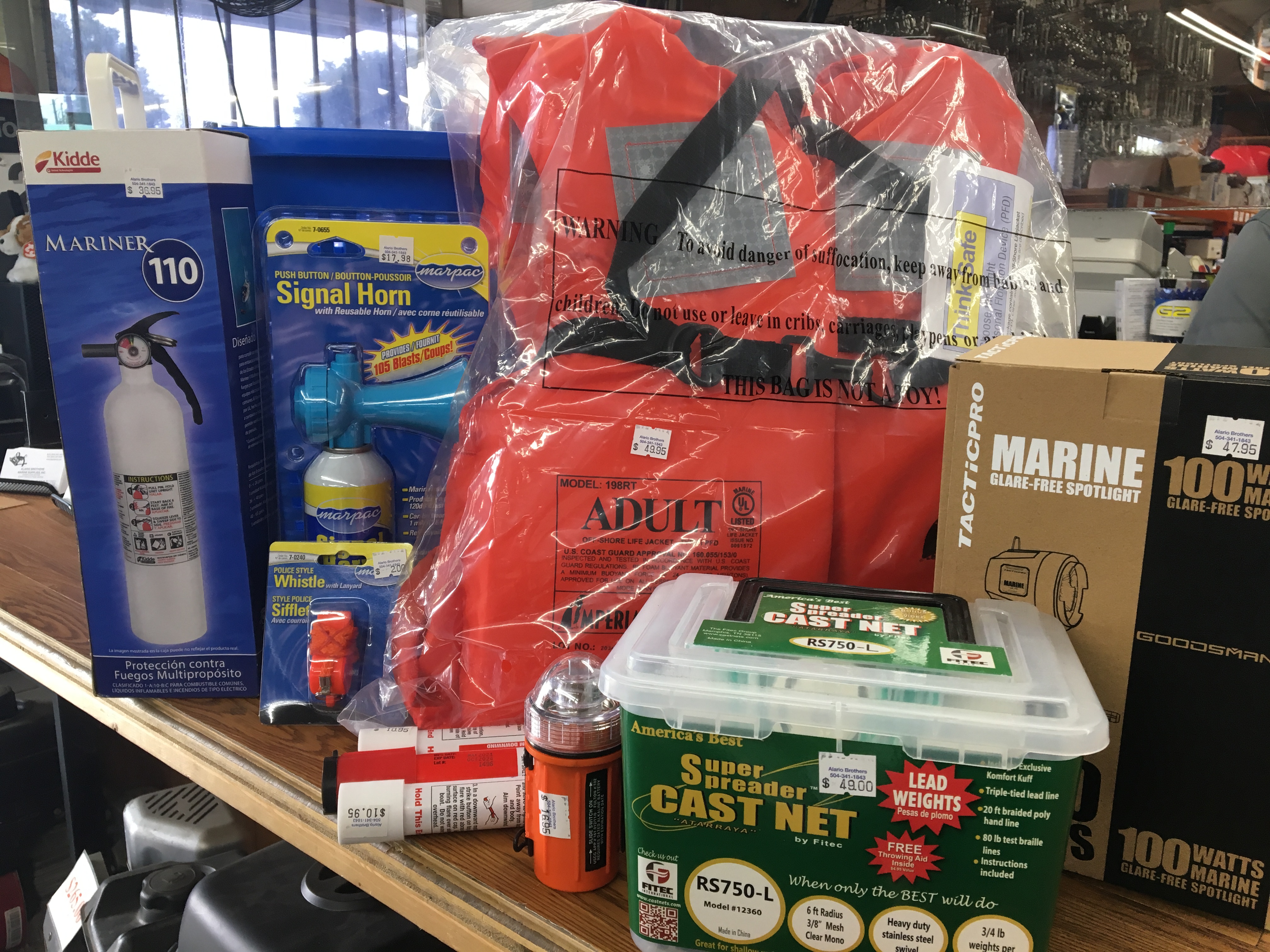 file-2 photo of fisherman's gift basket from Alario Brothers worth $250