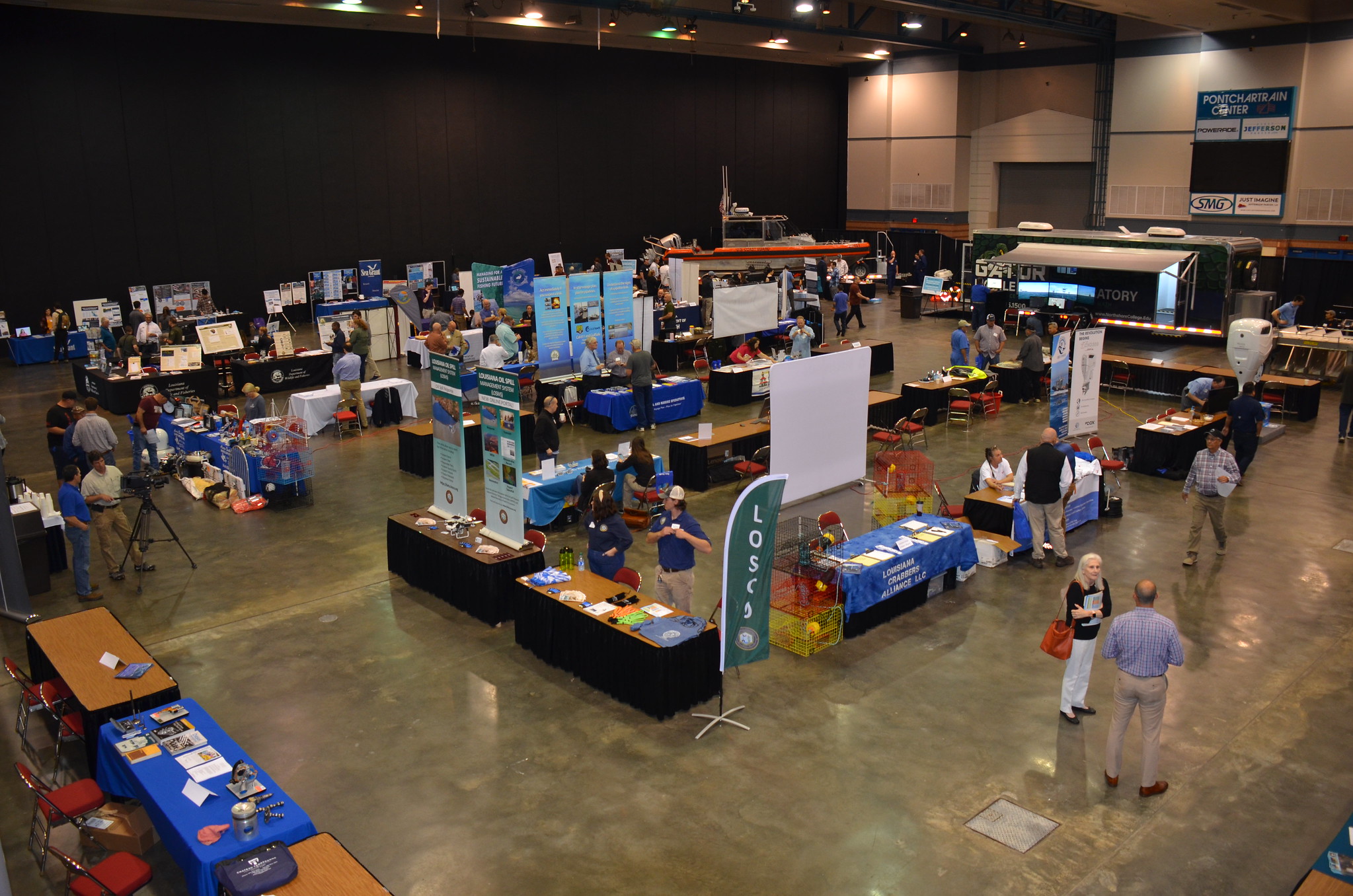 vendor booths set up at Pontchartrain Center at Summit 2020