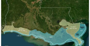 Image: Inshore Waters shrimp season map